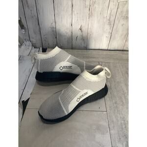 Adidas Men's NMD Primeknit Gore-Tex Shoes Size 10 White/Gray Upper w/ Black Sole